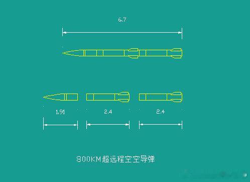 草根YY版-两级超远程空空导弹：1、射程800公里超远程，弹径：355.60mm