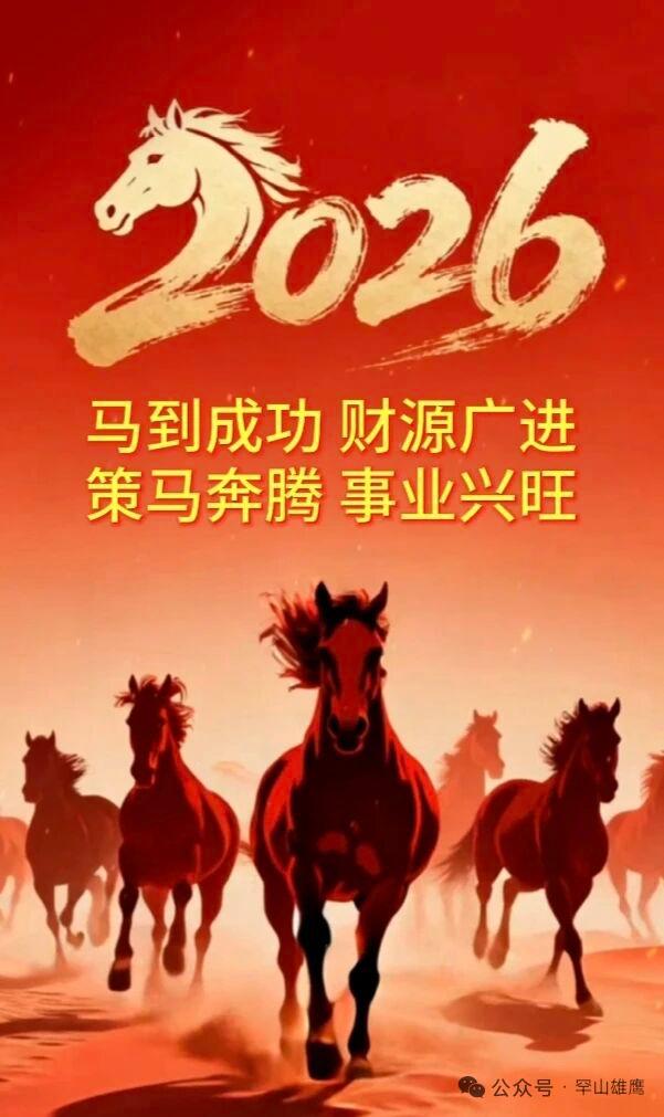 一句话说出你的2026年元旦祝福祝大家20u6年元旦快乐，马到成功，财源广进，策
