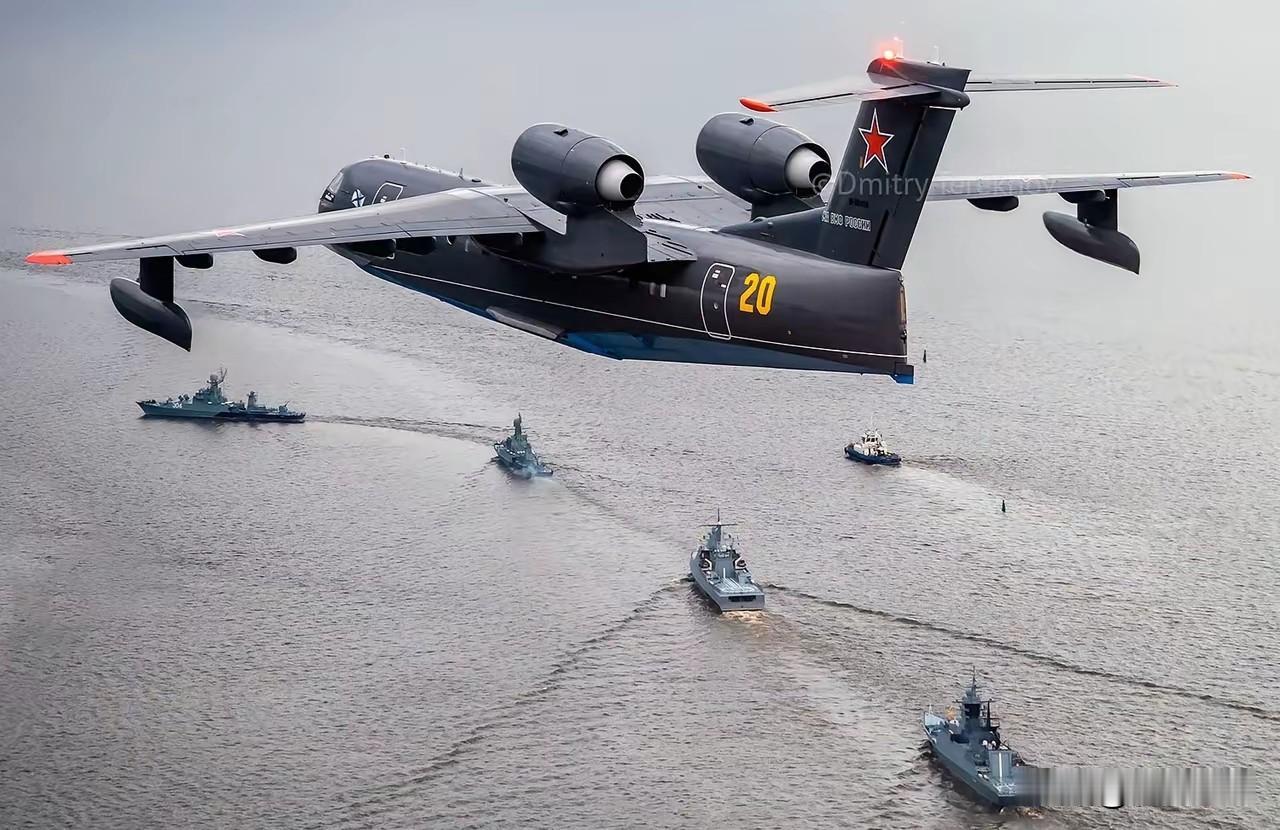 俄罗斯的新款水上飞机，你还别说，至少不臃肿，无人化改造前途更大。