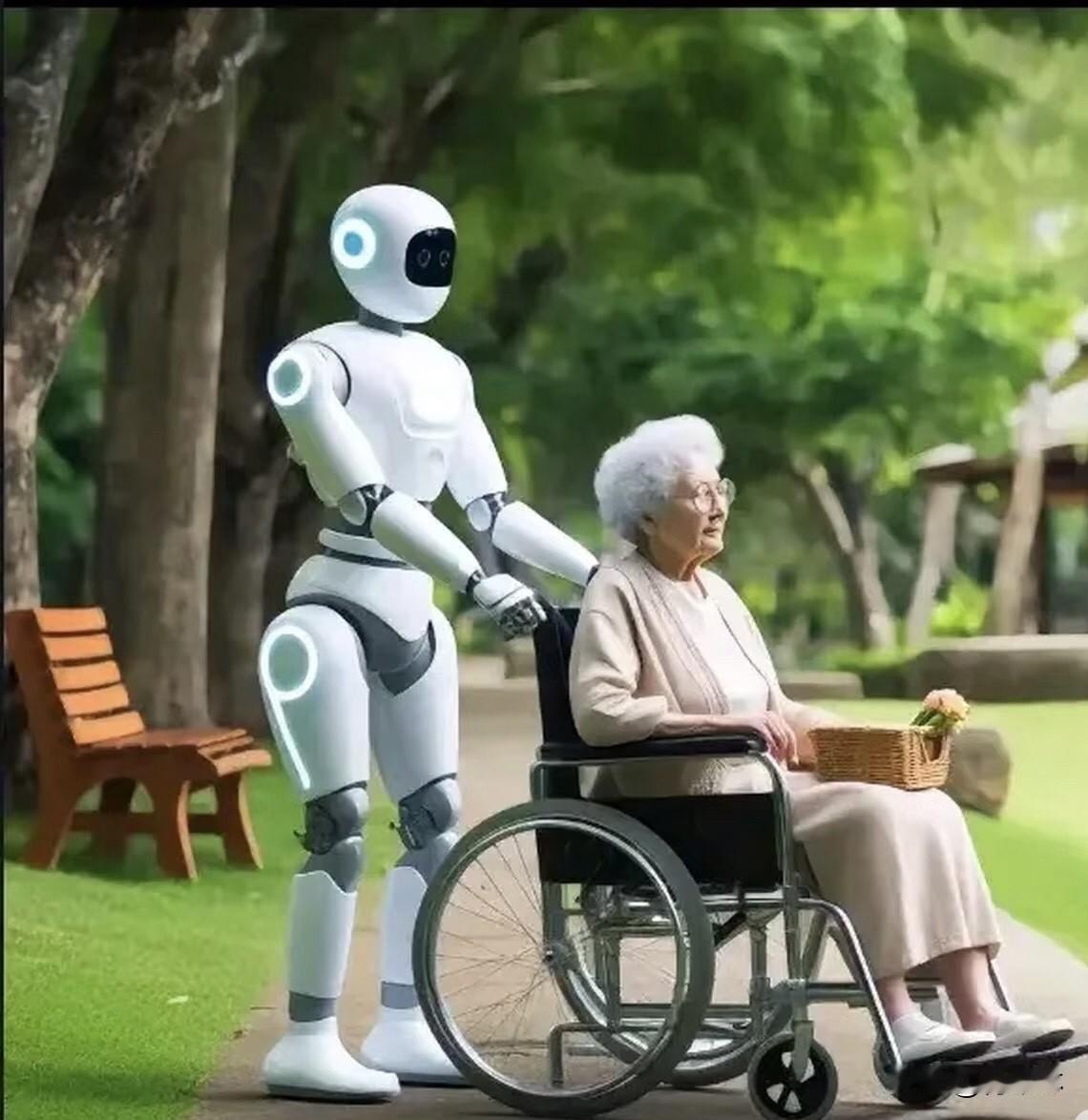 人形机器人能照顾老人和孩子吗我觉得人形机器人确实能帮着照顾老人和孩子，日常递东西