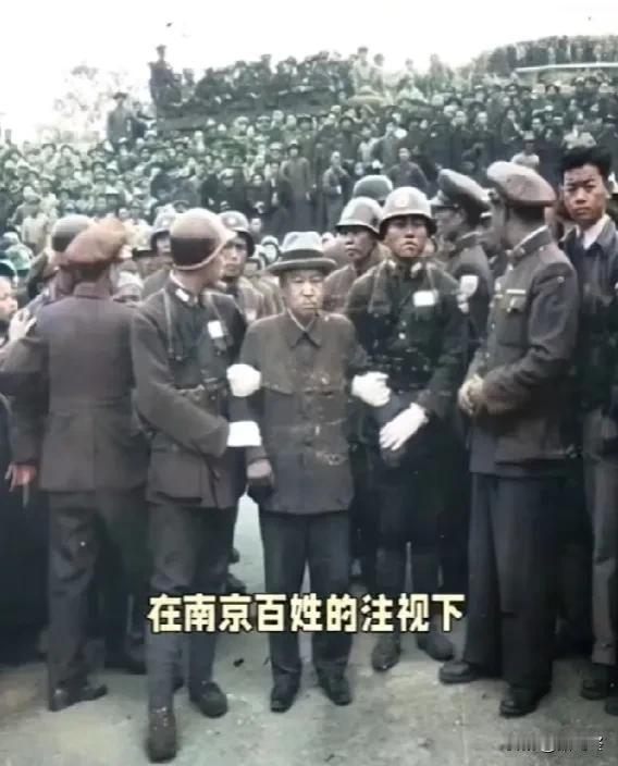 这是大快人心的画面，日本战犯谷寿夫，即将被执行枪决！
 这张照片是1947年4月