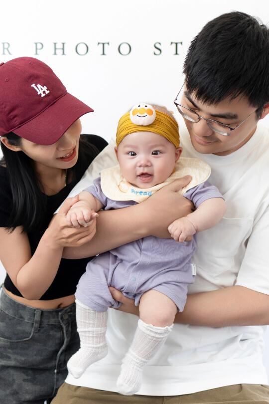 我们仨♥️终于明白幸福就是不可复制的瞬间