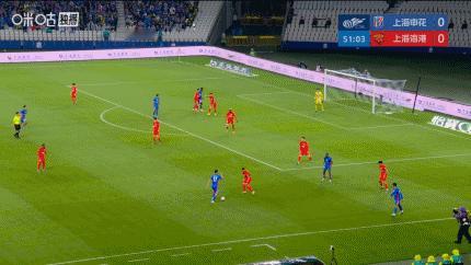 上海申花马纳法助攻，拉唐头球破门！上海申花