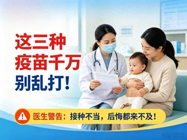这三种疫苗千万别乱打！医生警告：接种不当，后悔都来不及！