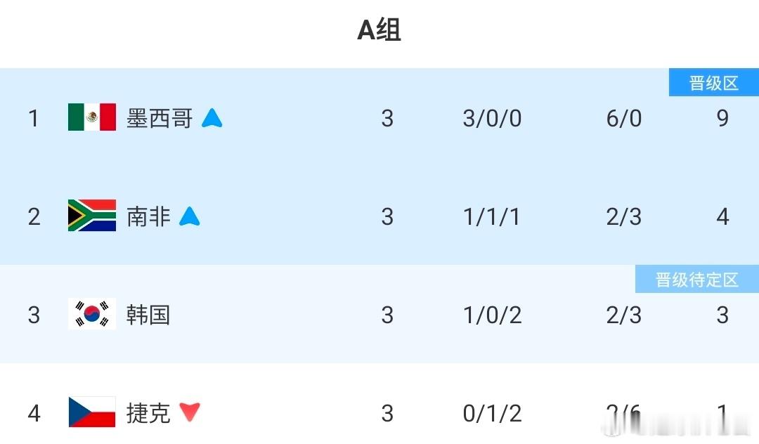 韩国队要看别人脸色了世界杯A组全部战毕！南非缔造历史，队史首次世界杯小组赛出线，
