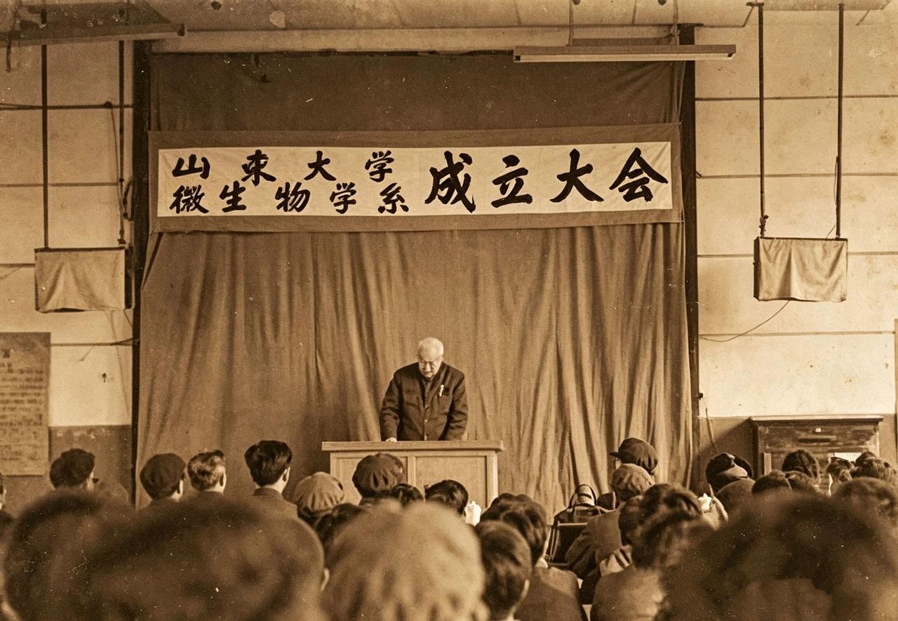 【老照片里的旧时光】

山东大学微生物学系：我国微生物学科的开拓者
 
这张老照