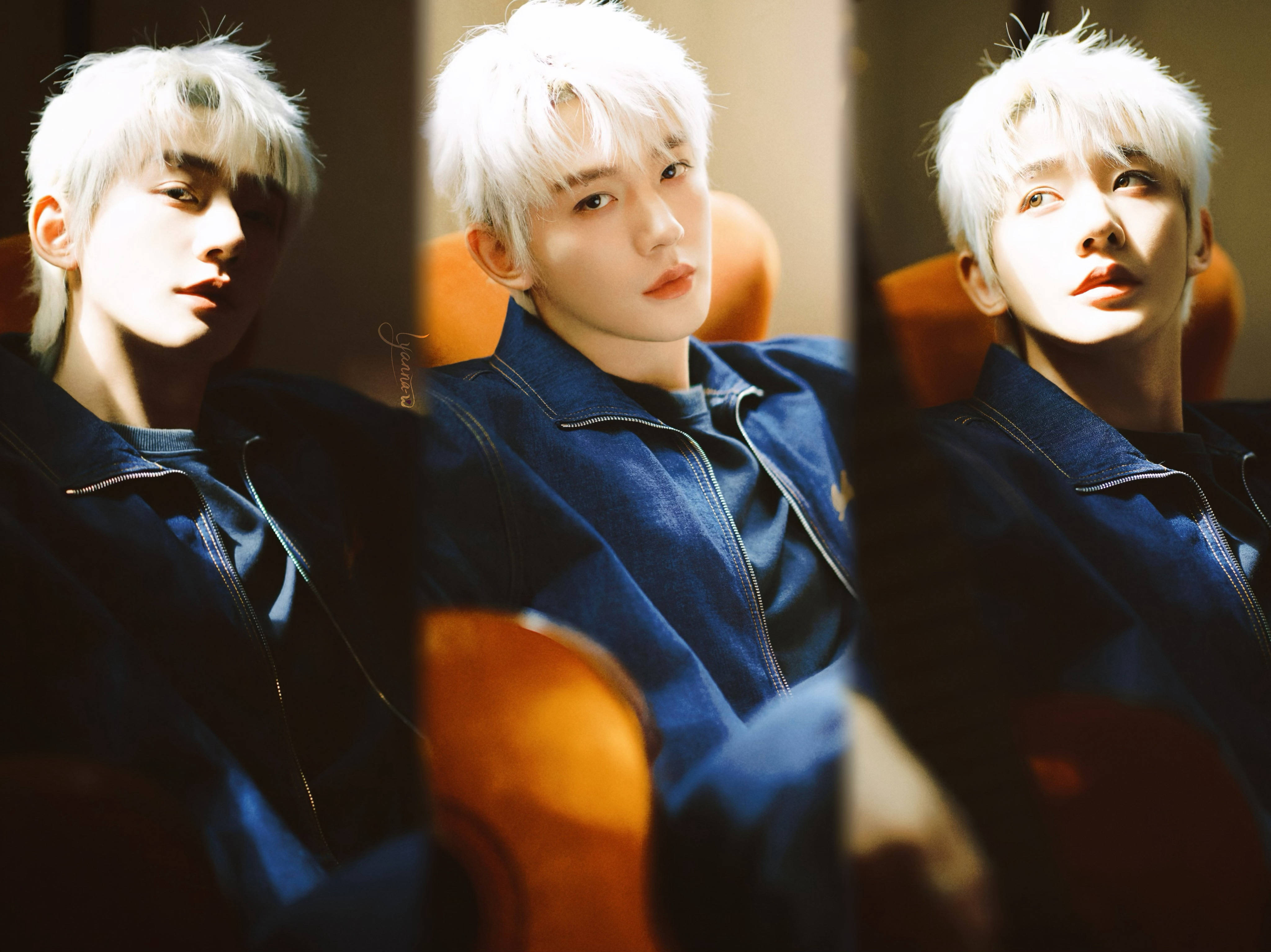 邓为银发三折叠，极致神颜一秒沦陷！ 