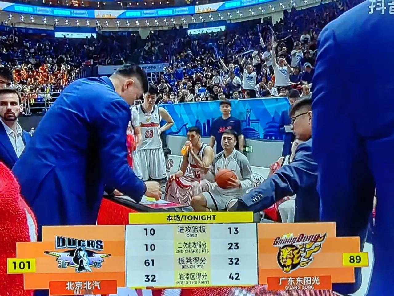 广东东阳光一点都不阳光，特别令人反感！
在时间还剩下不到100秒北京领先12分情