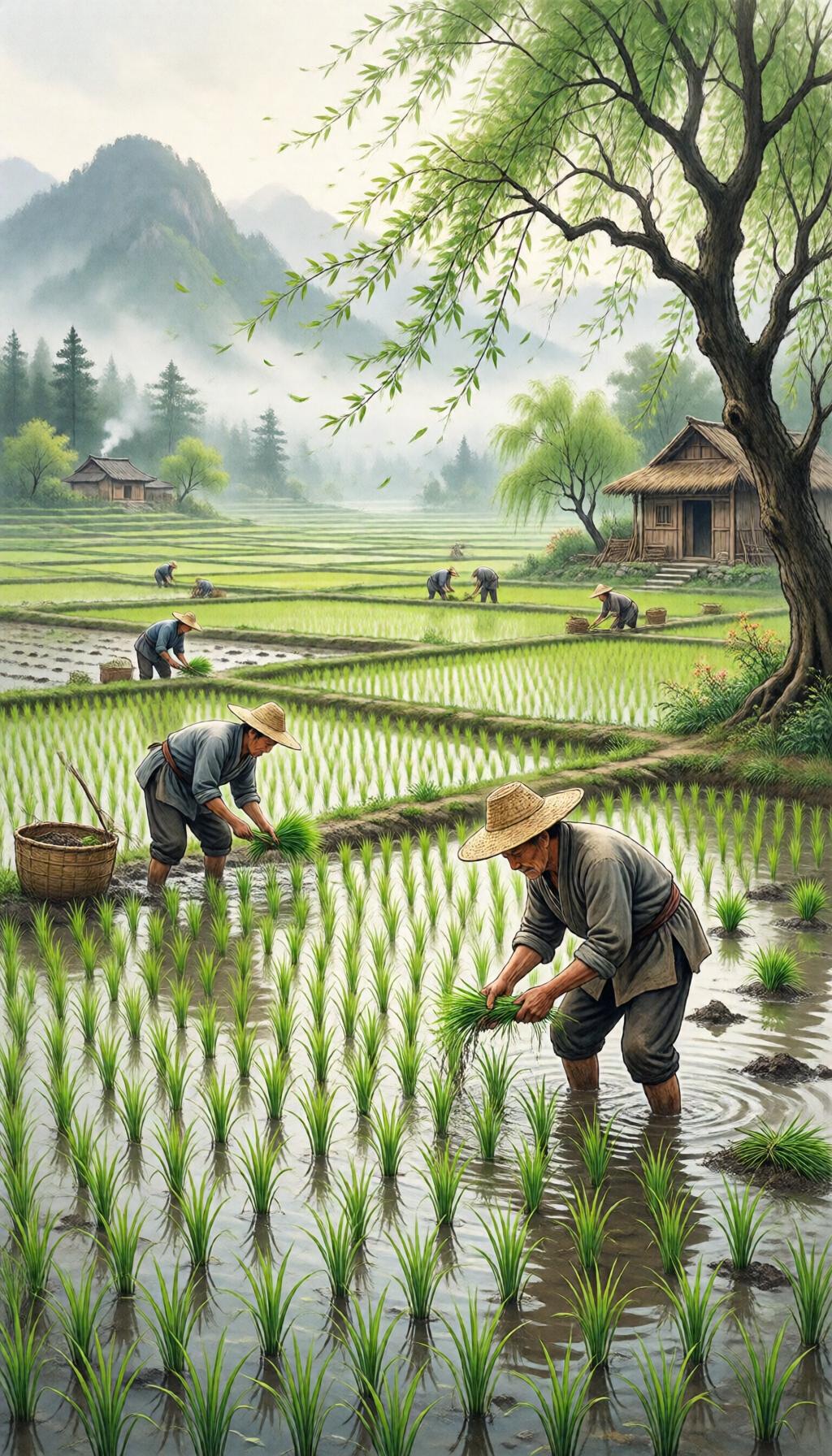 秋收万担粮