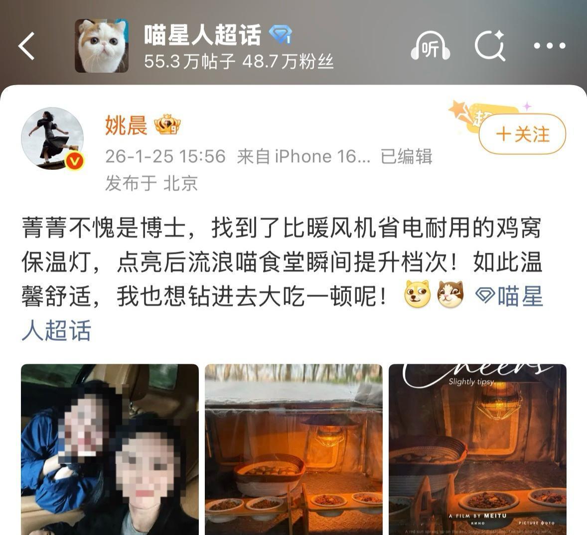 最近刷到许多短视频播主给小区安装流浪猫狗窝棚，还提供食物，生怕这些无主动物冻着、