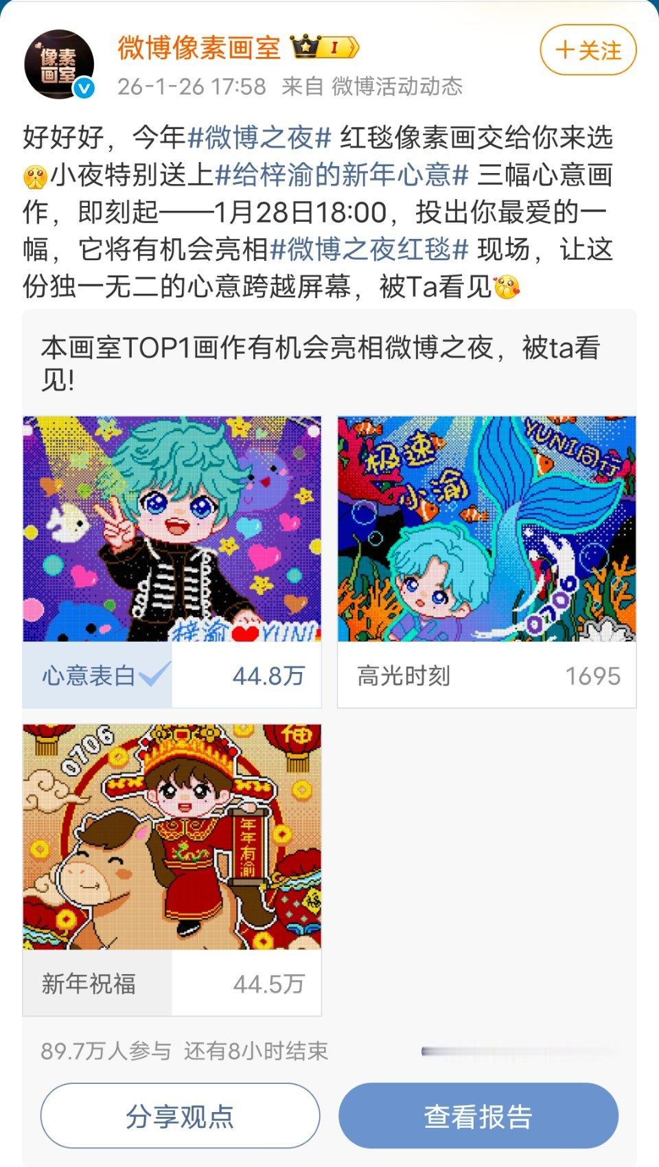 这个画室无论是哪一幅最后都会署YUNI的名，我笑得好难受，我们梓渝不愧是顶流