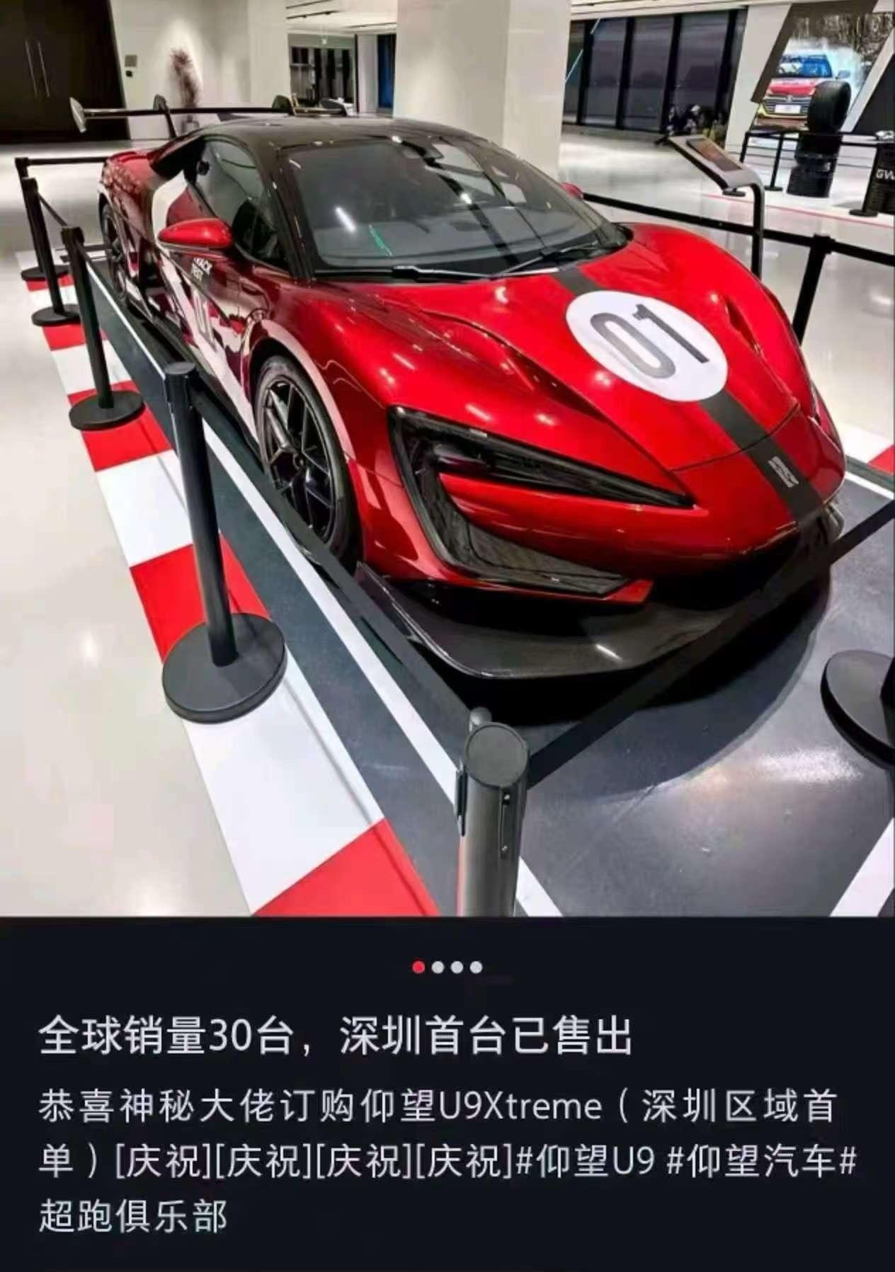 我真的很好奇，到底仰望U9X 多少钱一台？ ​​​