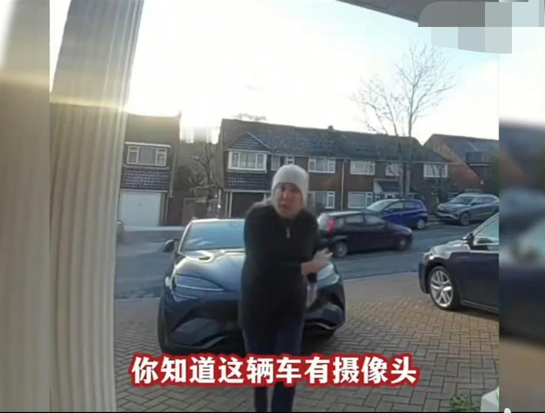 一英国博主购买了一台中国产的比亚迪新能源电车，这下，他的这位女邻居直接破防，对着