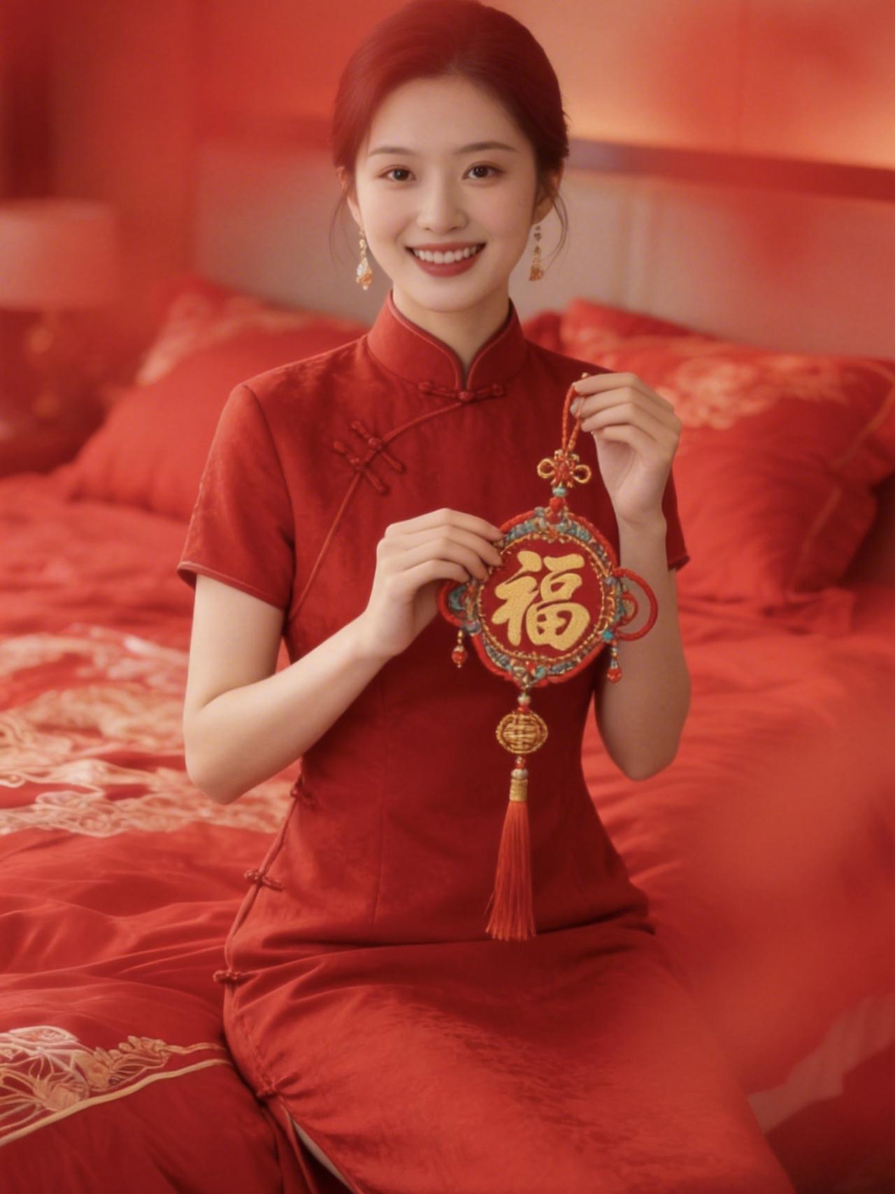 《旗袍，中国人的浪漫》
 
不必用浓墨重彩去诉说
一件旗袍
便装下了中国人所有的