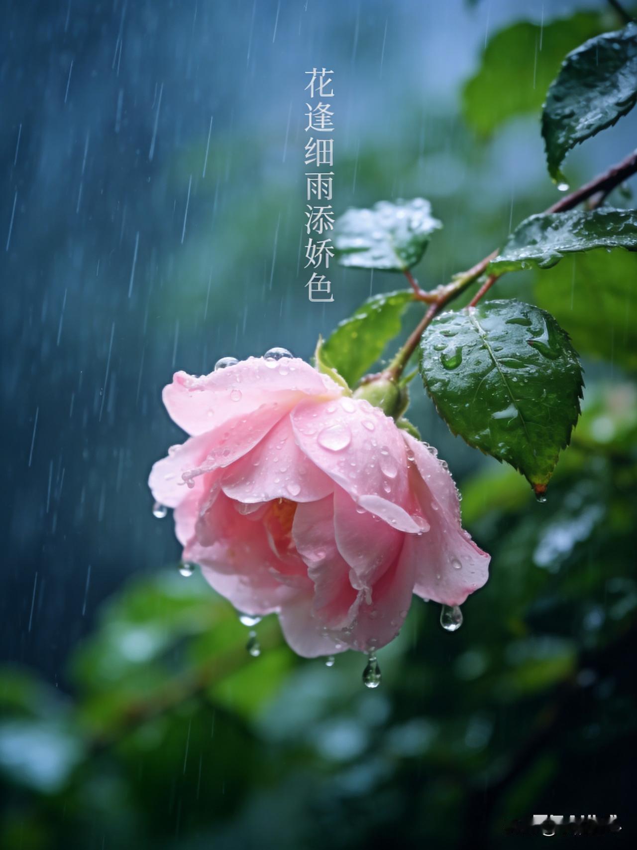 上联:花逢细雨添娇色，
下联:鹊闹新枝报瑞音。
横批:瑞鹊迎春
“鹊”在中国文化