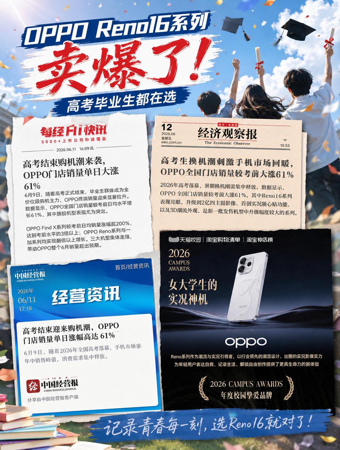 高考结束第一件事，绝对是换新手机吧！最近朋友圈、同学群里全是换机讨论，感觉身边所