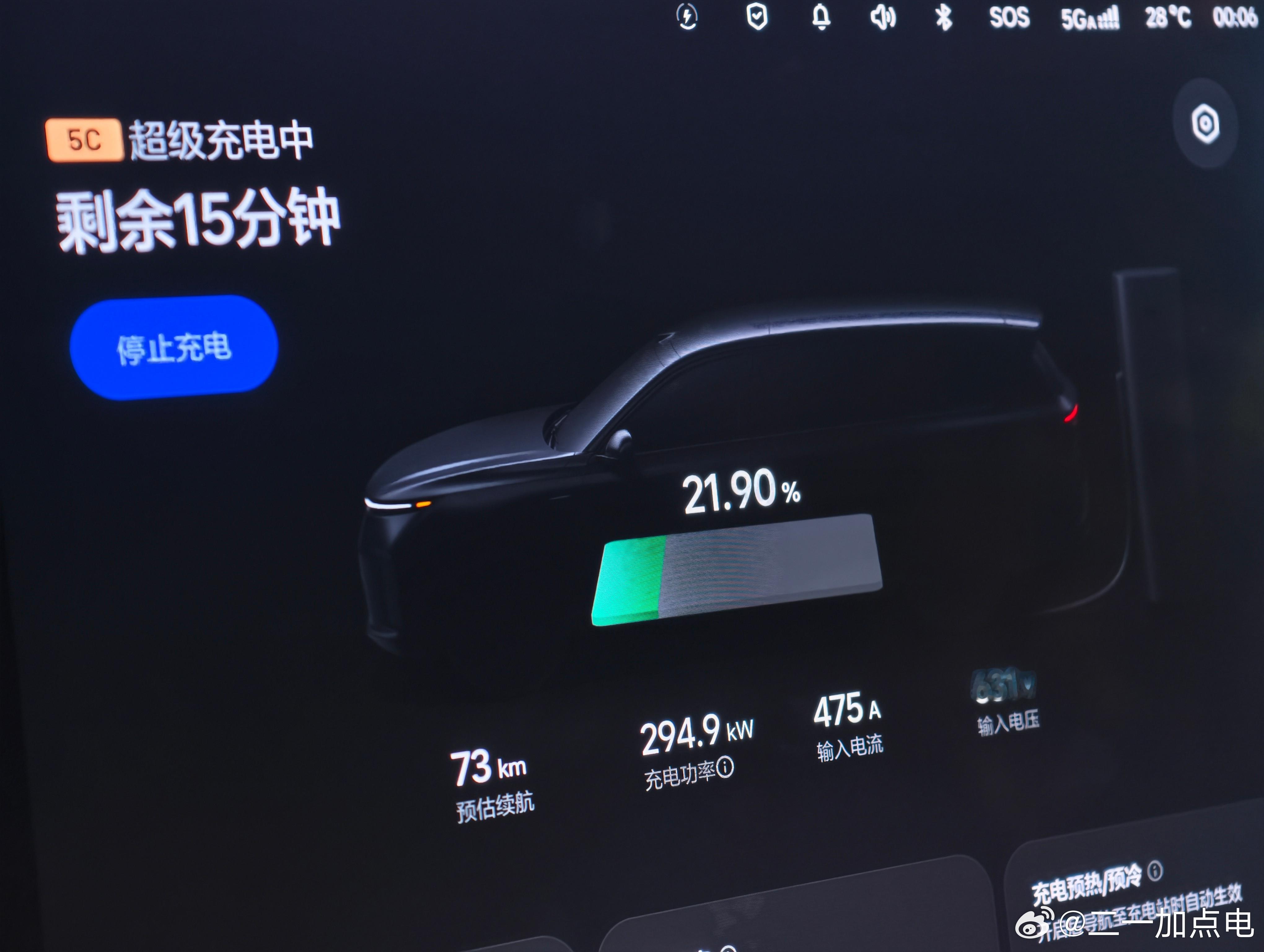 开了一周了，给L9 livis回娘家吃口好的，这种仅支持自家车型的超充桩，我真举