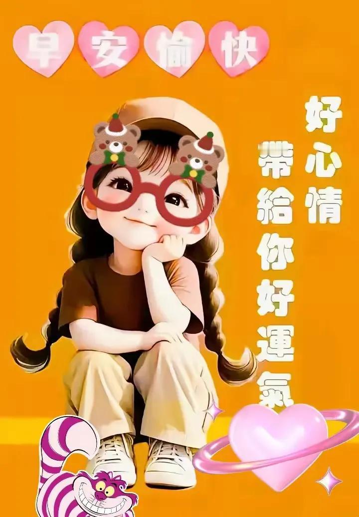 早安愉快，好心情带给你好运气！💖✨