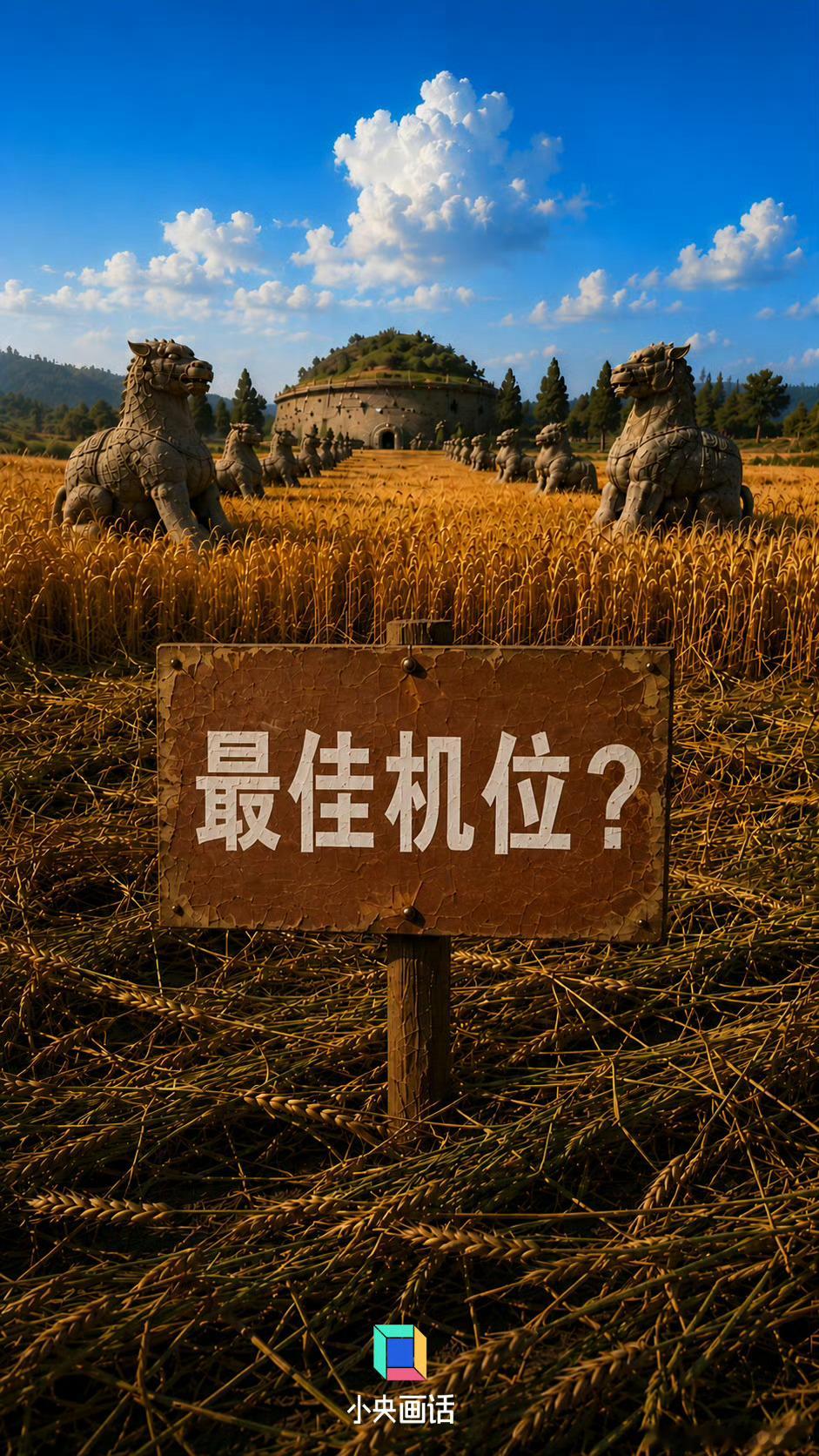 【农民的生计不该成为出片背景板】近日，河南巩义宋陵周边的麦田因游客拍照取景而遭踩