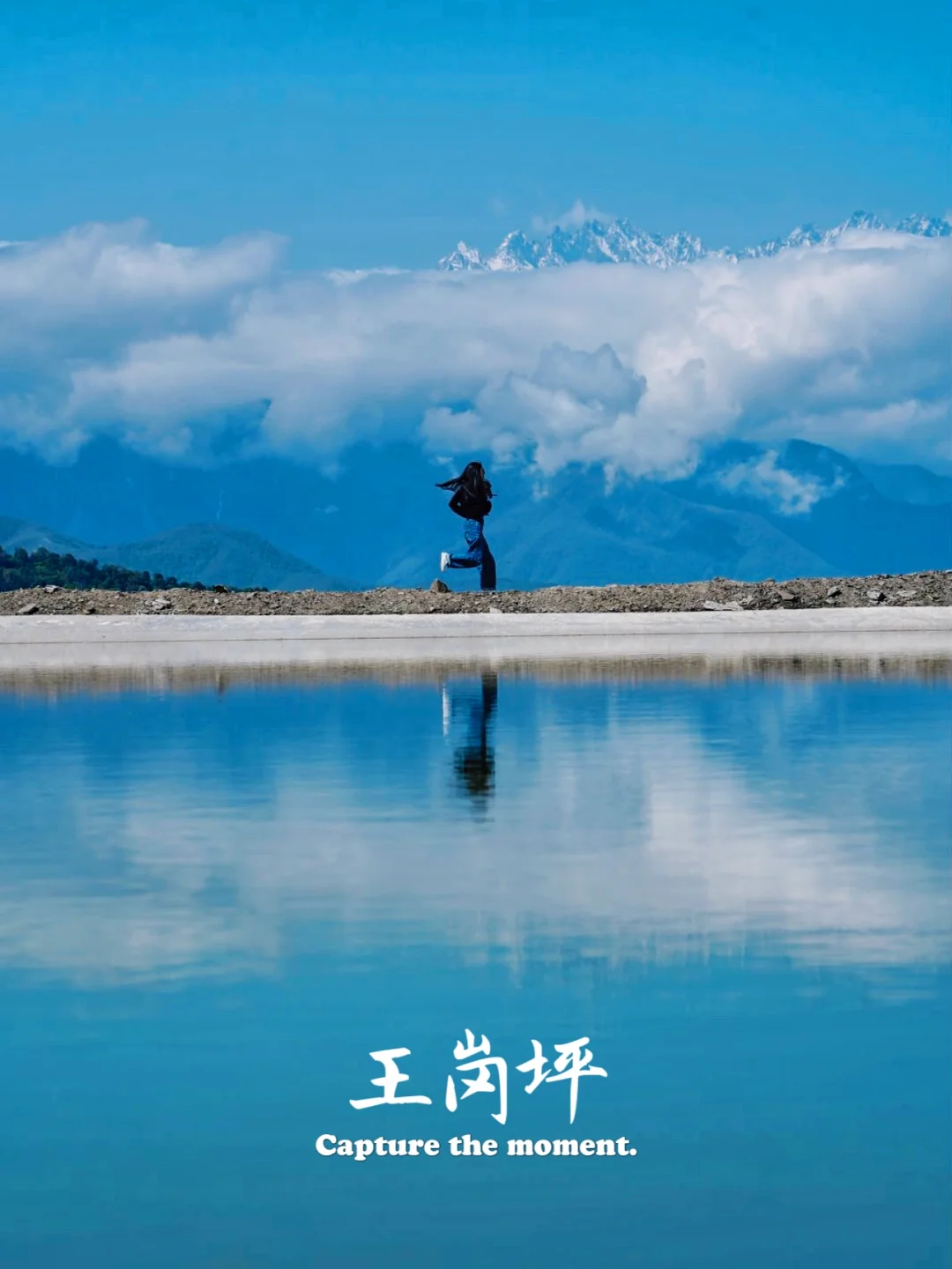 正C位看贡嘎，五一到王岗坪赏雪山杜鹃花