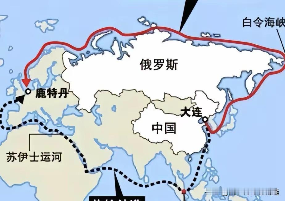 中欧北极快航，莫兴奋过头了！
波兰掐断了中欧班列，我们又开通了中欧北极快航，网上