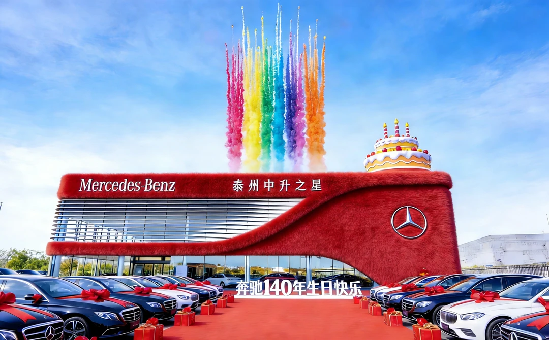 奔驰140年庆典｜三叉星辉闪耀百年，与你共赴
