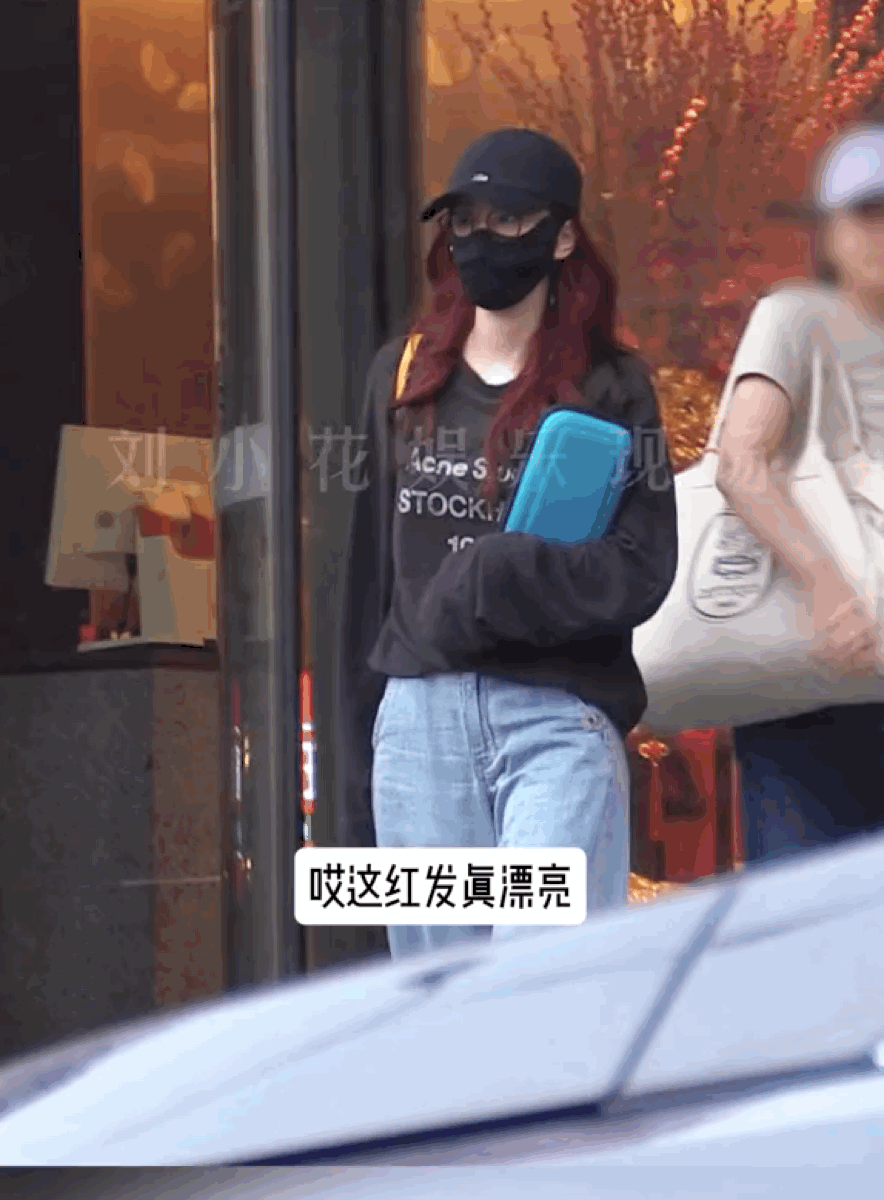 刘诗诗这是去干嘛？怀里抱的啥？ 刘诗诗背了小狗包 ​​​
