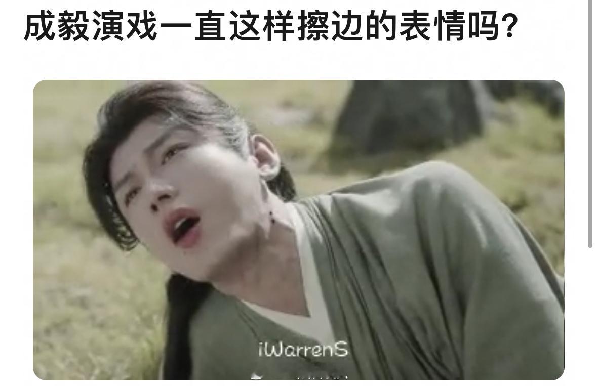 成毅的演技一直是这么刻意吗。。。这还不算擦边吗，那啥算啊？[衰][衰]赴山海男一