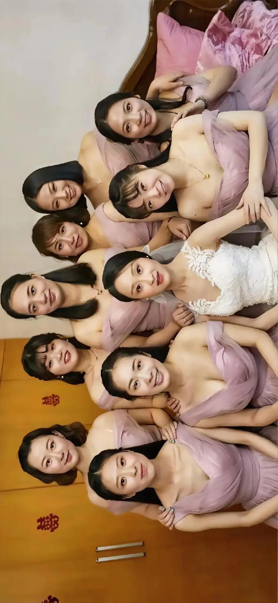 彩礼8.8w，九个伴娘当中选一个做老婆，你会看上谁？[what]