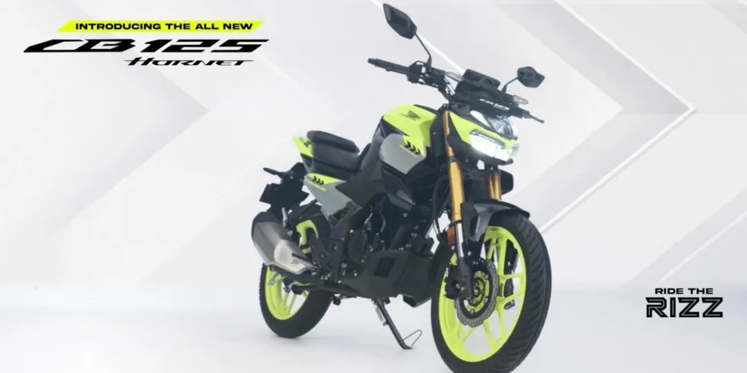 车市热门[超话] 本田在印度市场推出了全新的风冷 CB125 黄蜂，以应对印度激