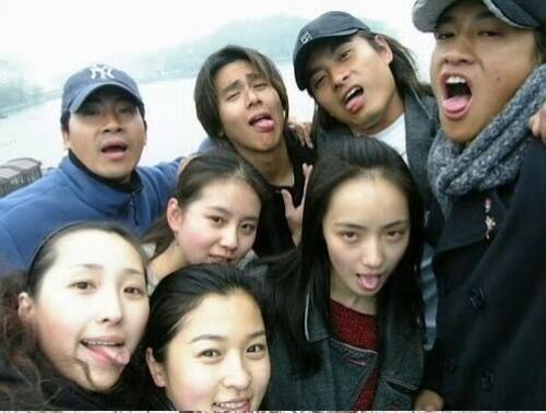 刘诗诗何润东彭于晏陈龙合照 