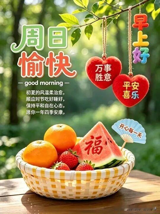 2026/09/06/（农历七月廿五）星期日早上好！周末愉快，早安好心情！