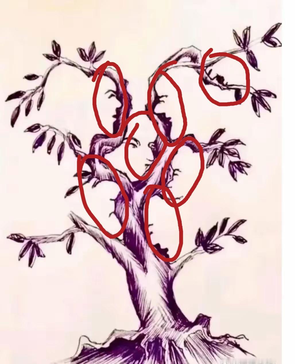七張人臉簡單易找。