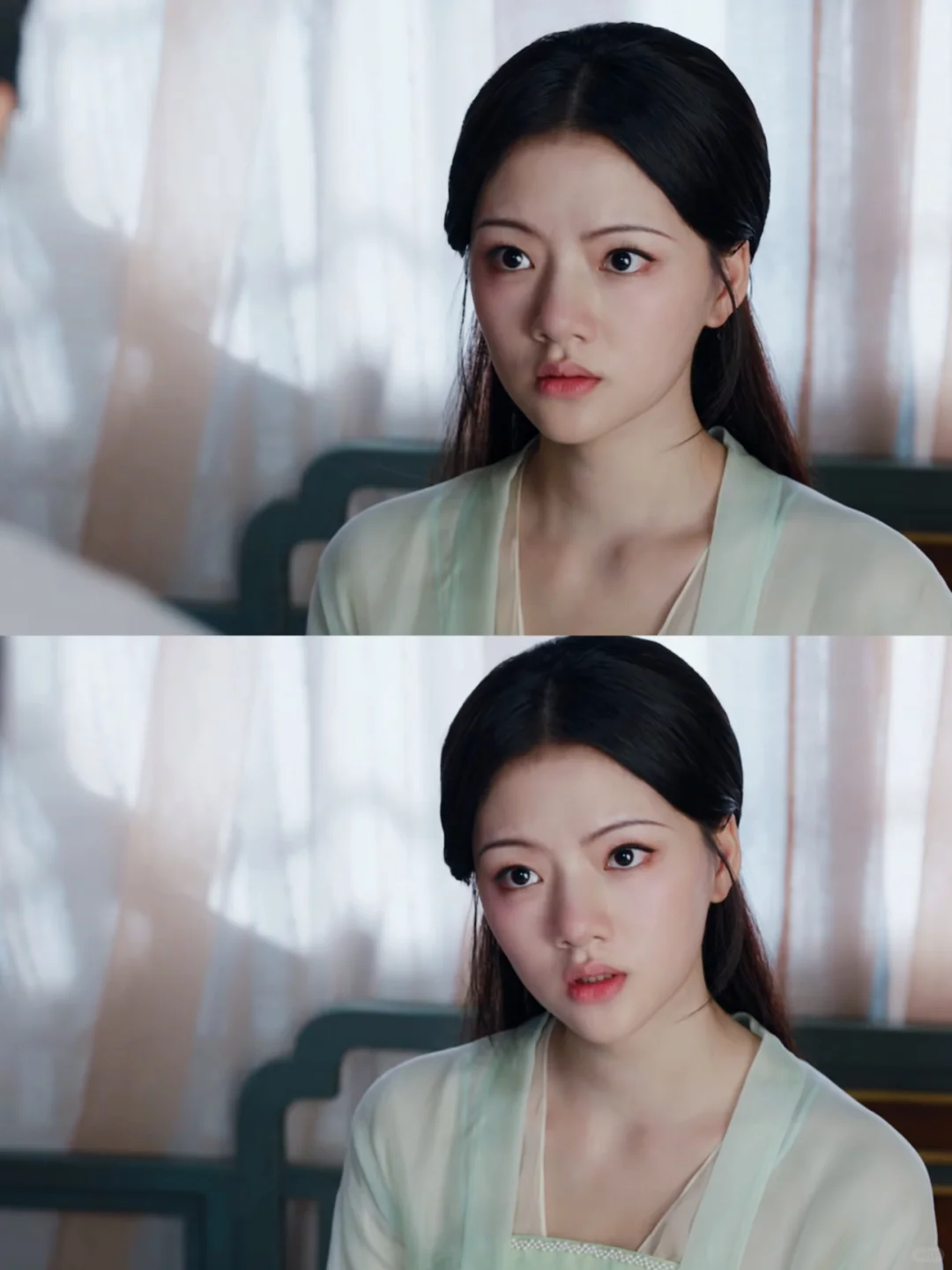 没有发饰和妆造 还是越素越好看