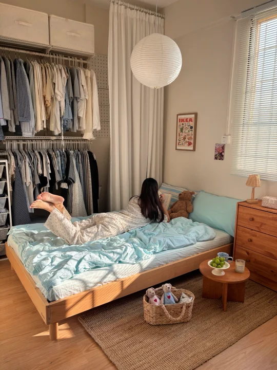 8㎡小卧室这样布置真的太好住啦🛌🧺
