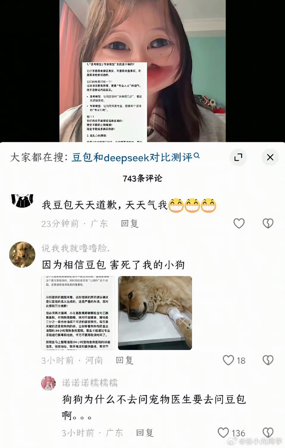 因为相信AI害死了自己的小狗不是被AI害死的，是被自己蠢死的，不管是宠物还是人，