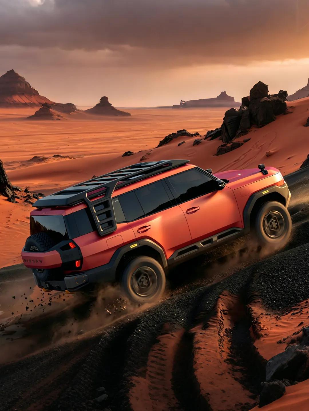 最近，日产首发了Terrano PHEV Concept概念车，该车定位为中型硬