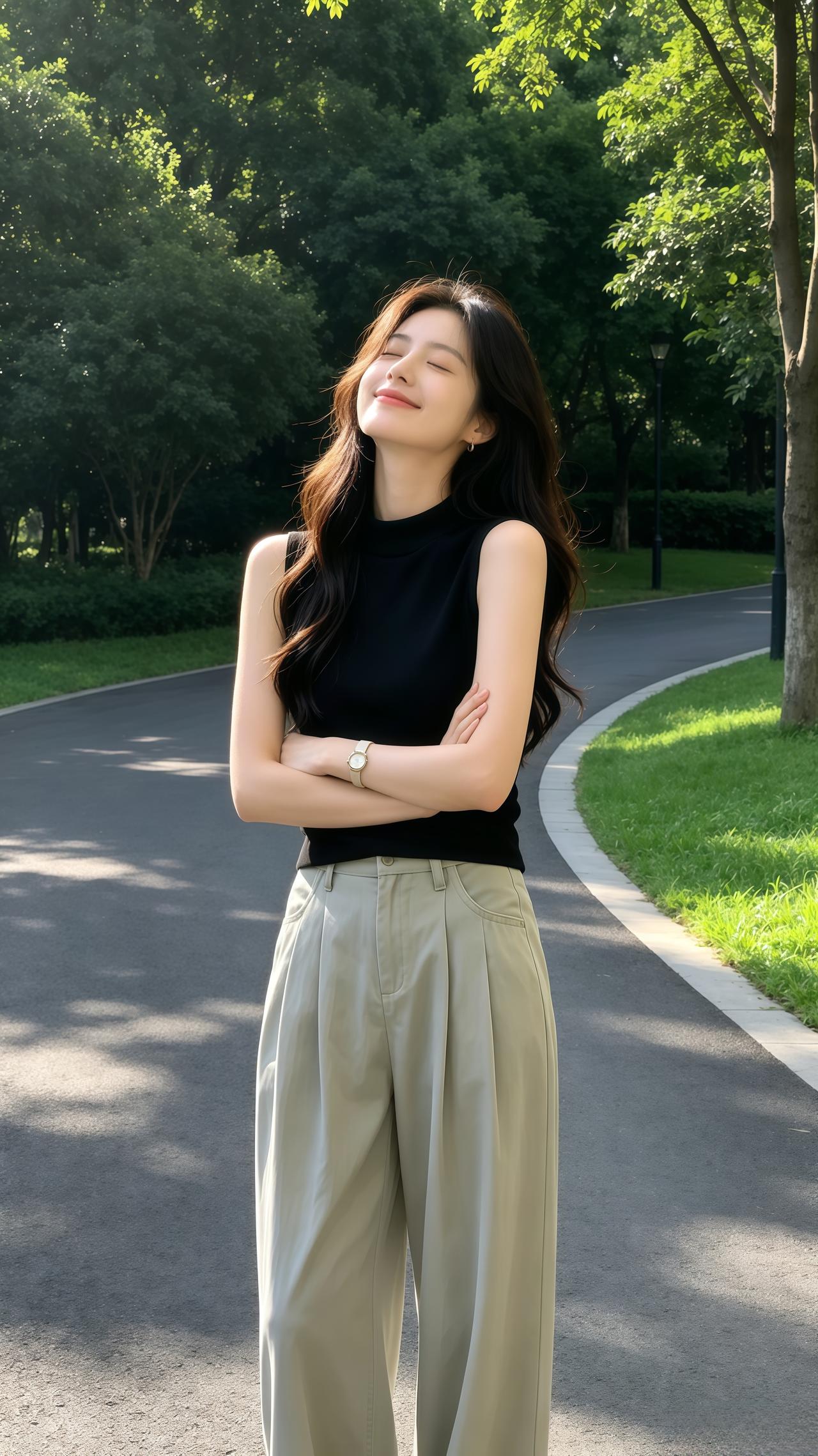 喜欢这种随性松弛感  韩系穿搭 ootd穿搭 舒适透气又凉快 夏季穿搭
