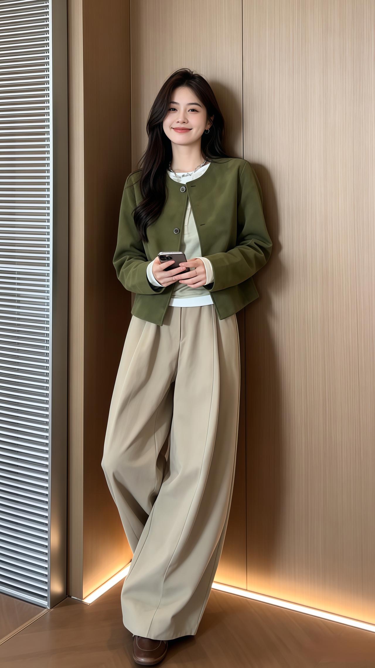 韩系通勤ootd 日常穿搭分享 通勤穿搭参考 韩系穿搭秋季穿搭