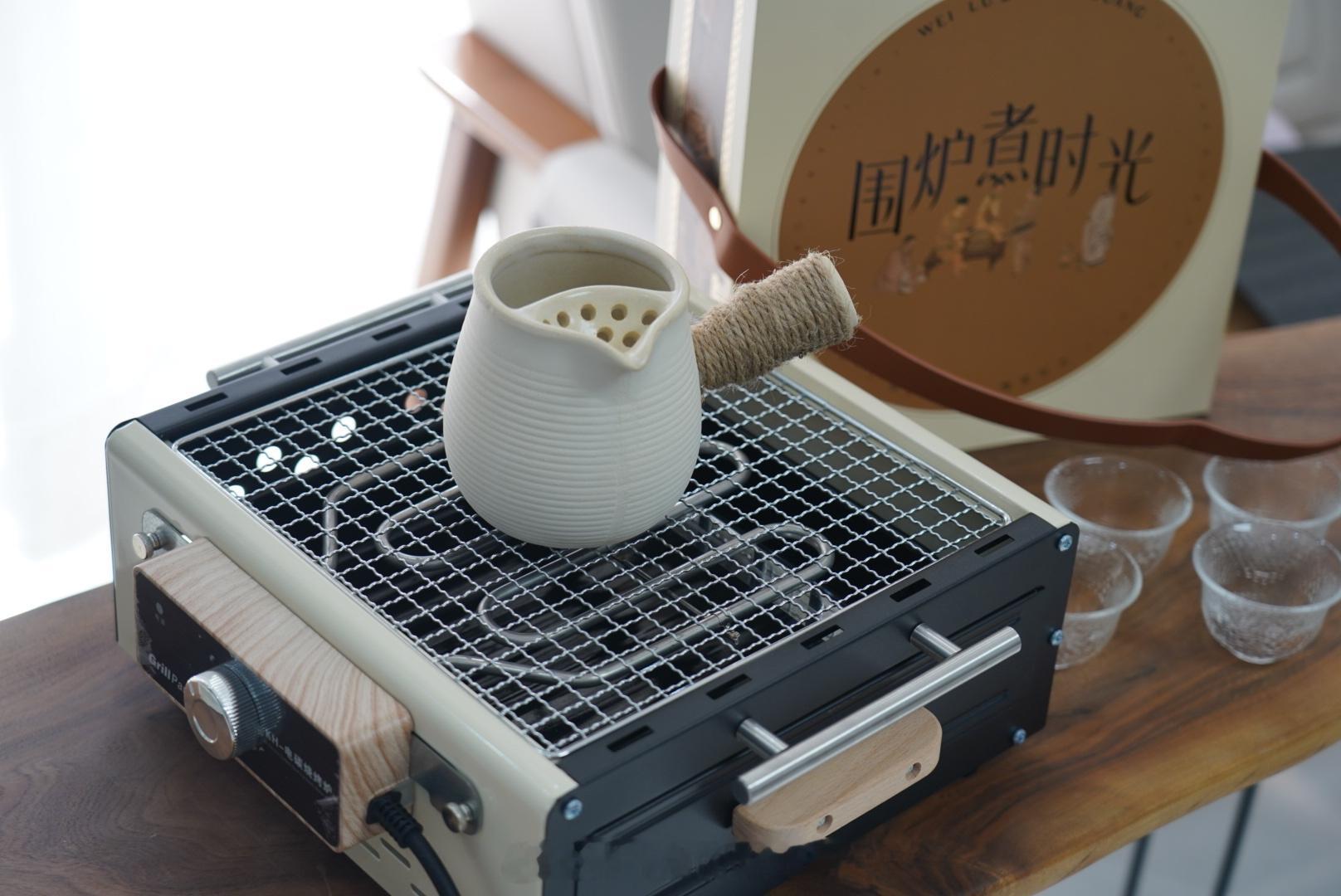 感谢华为的新年礼盒，这个便携烤炉非常方便。 