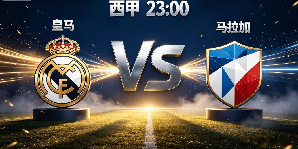 西甲 皇马 vs 马拉加西甲联赛，皇家马德里坐镇伯纳乌迎战升班马马拉加。皇马新帅