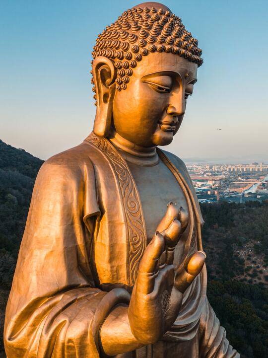 新年第一站，我们一起接灵山大佛的灵气吧！