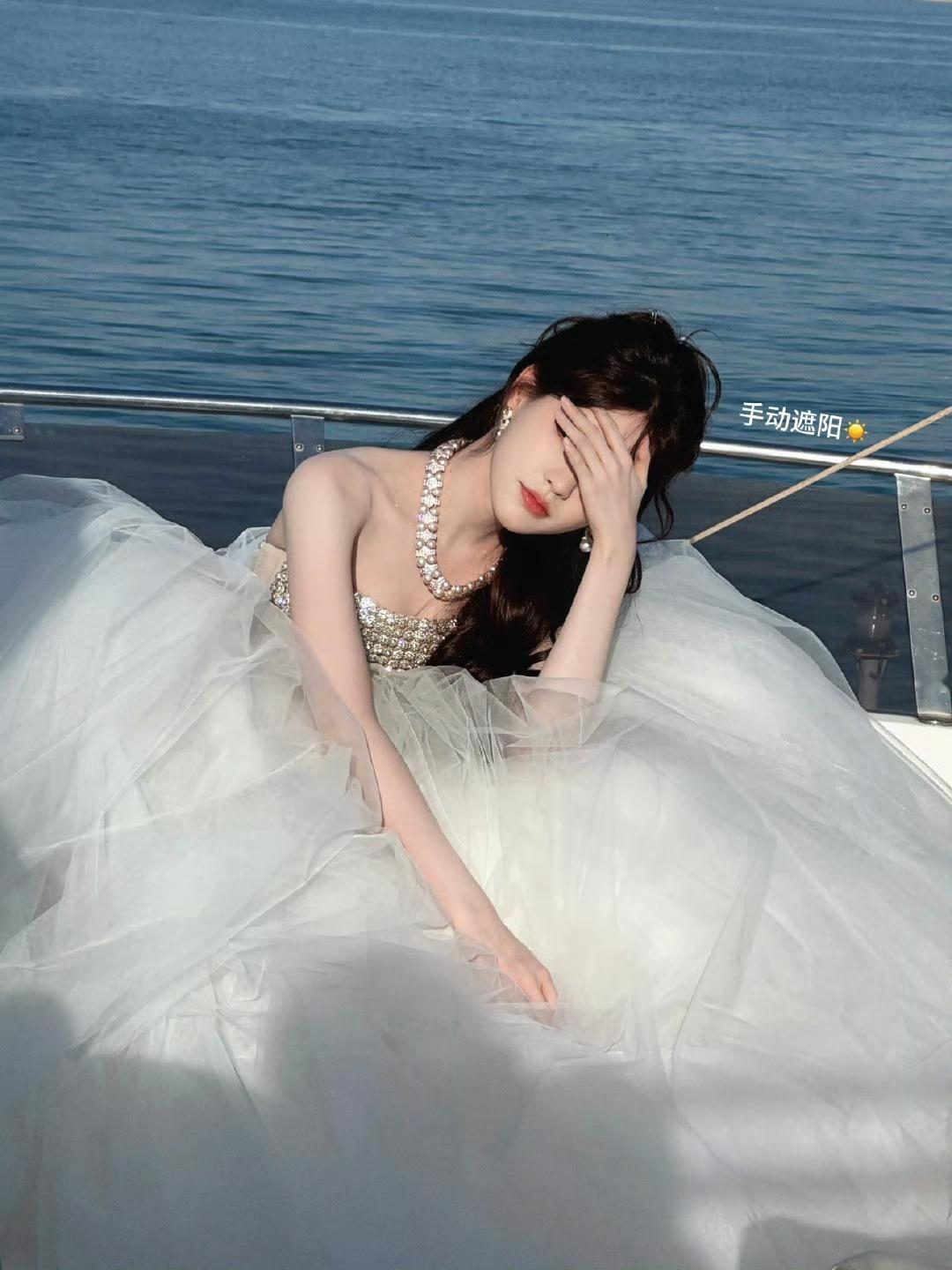 祝绪丹祝绪丹游轮婚纱照祝绪丹手动遮阳 祝绪丹游轮婚纱好美！！ 