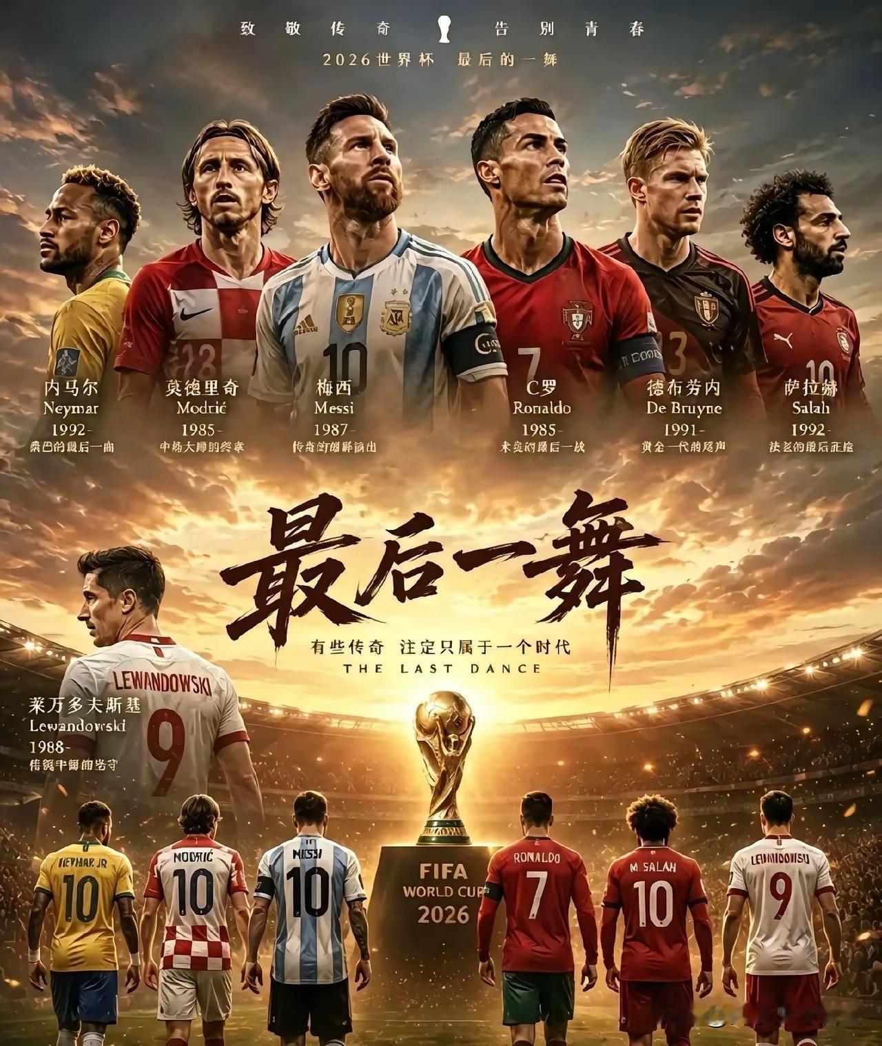 诸神黄昏，真的是黄昏了！
诸神退位，只剩梅西！