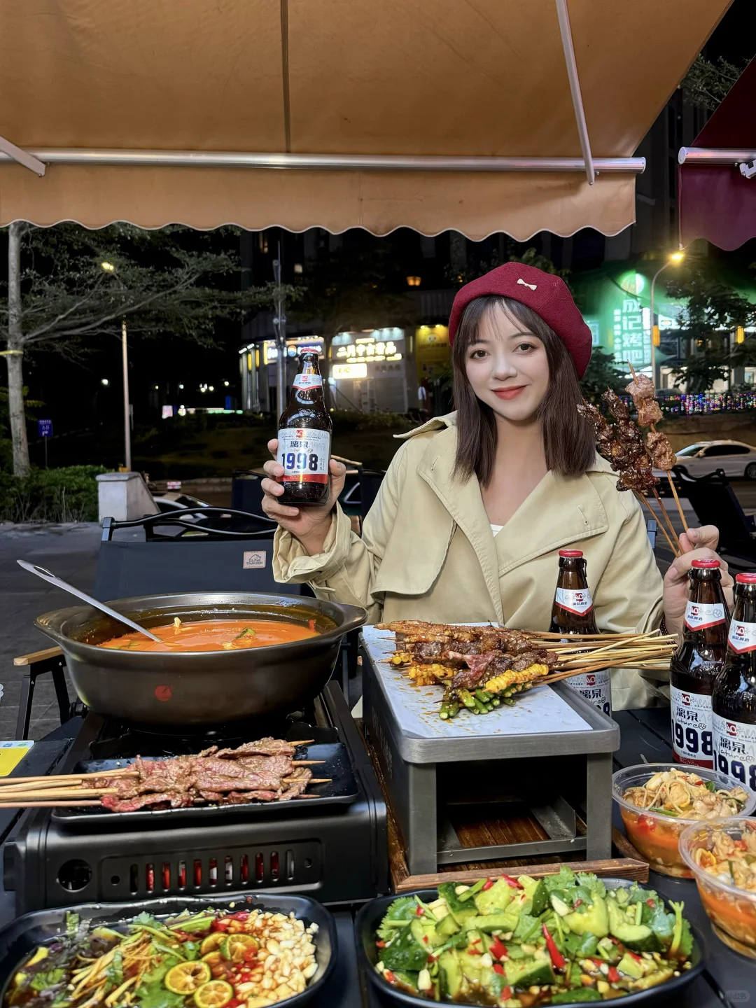 南宁。。新开的。。超正的哈哈宜州烧烤。。