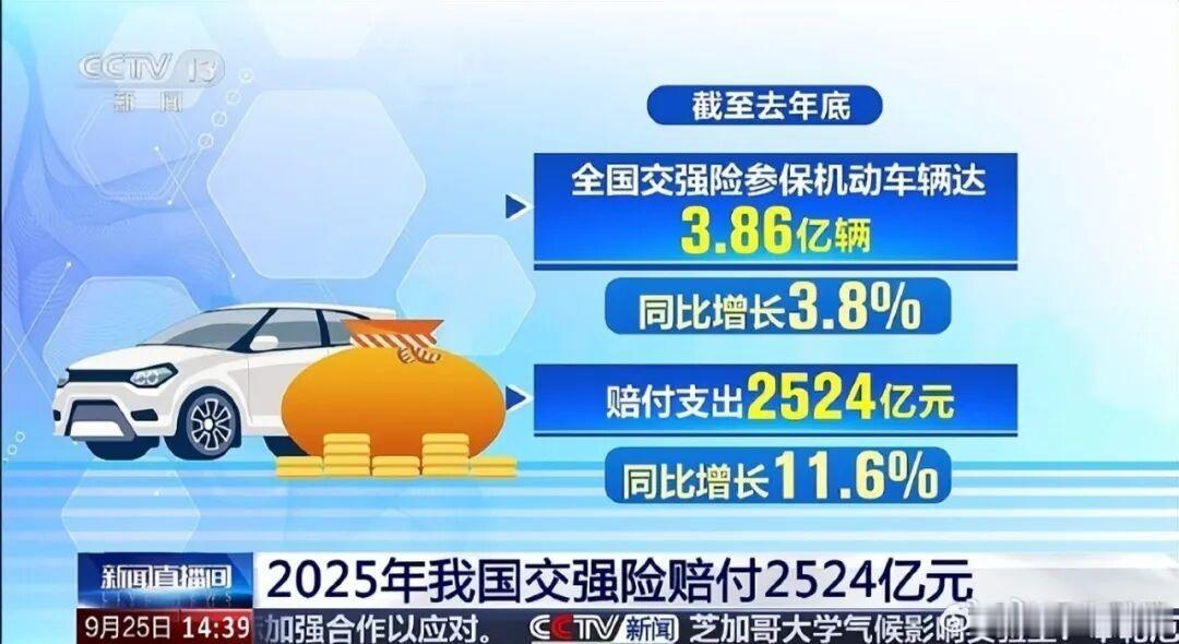 交强险经营亏损两百多亿另一个数字——2025年管理费共538亿元，里面还含交通事