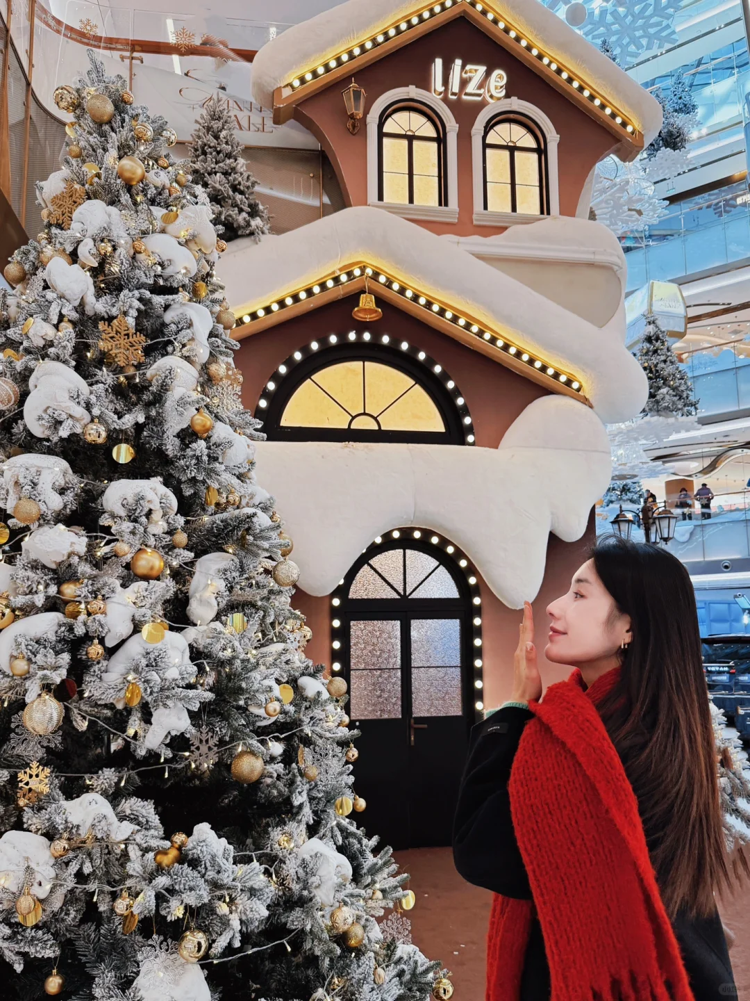 11.30实拍！北京南城的圣诞氛围已拉满了❄️