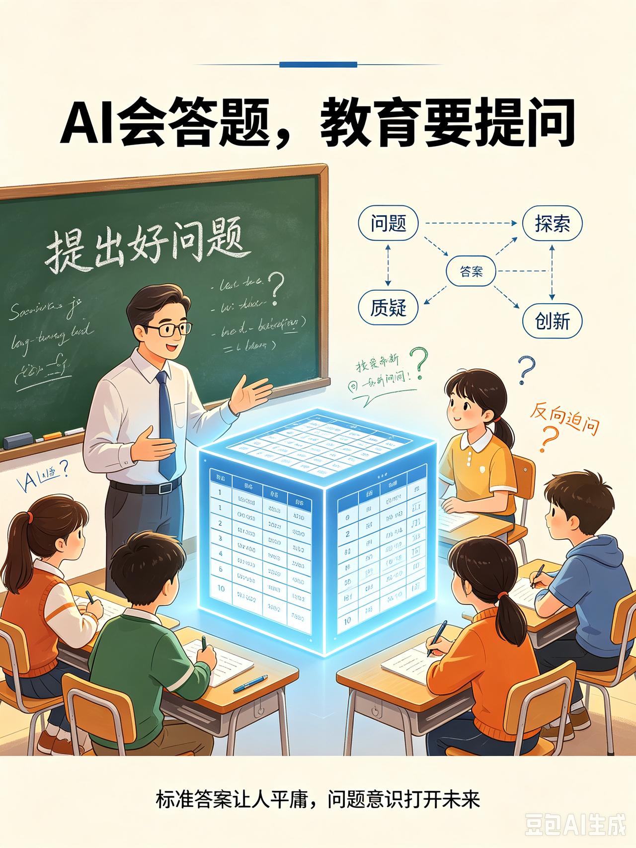 郑强教授这篇关于AI与教育的思考，戳中了当下很多家庭与教育者内心深处的焦虑，也给