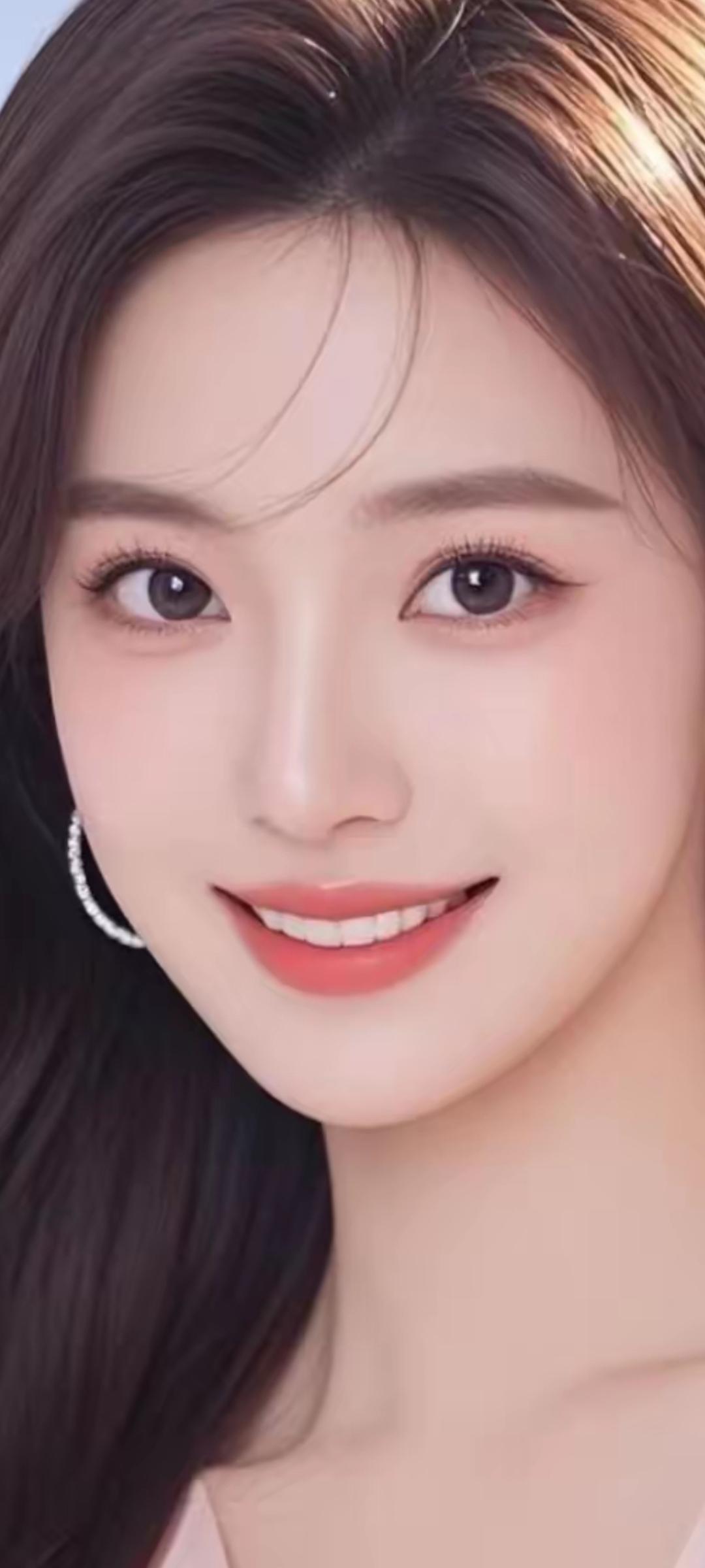 甜美笑容，温柔可人，元气满满的一天！😊✨