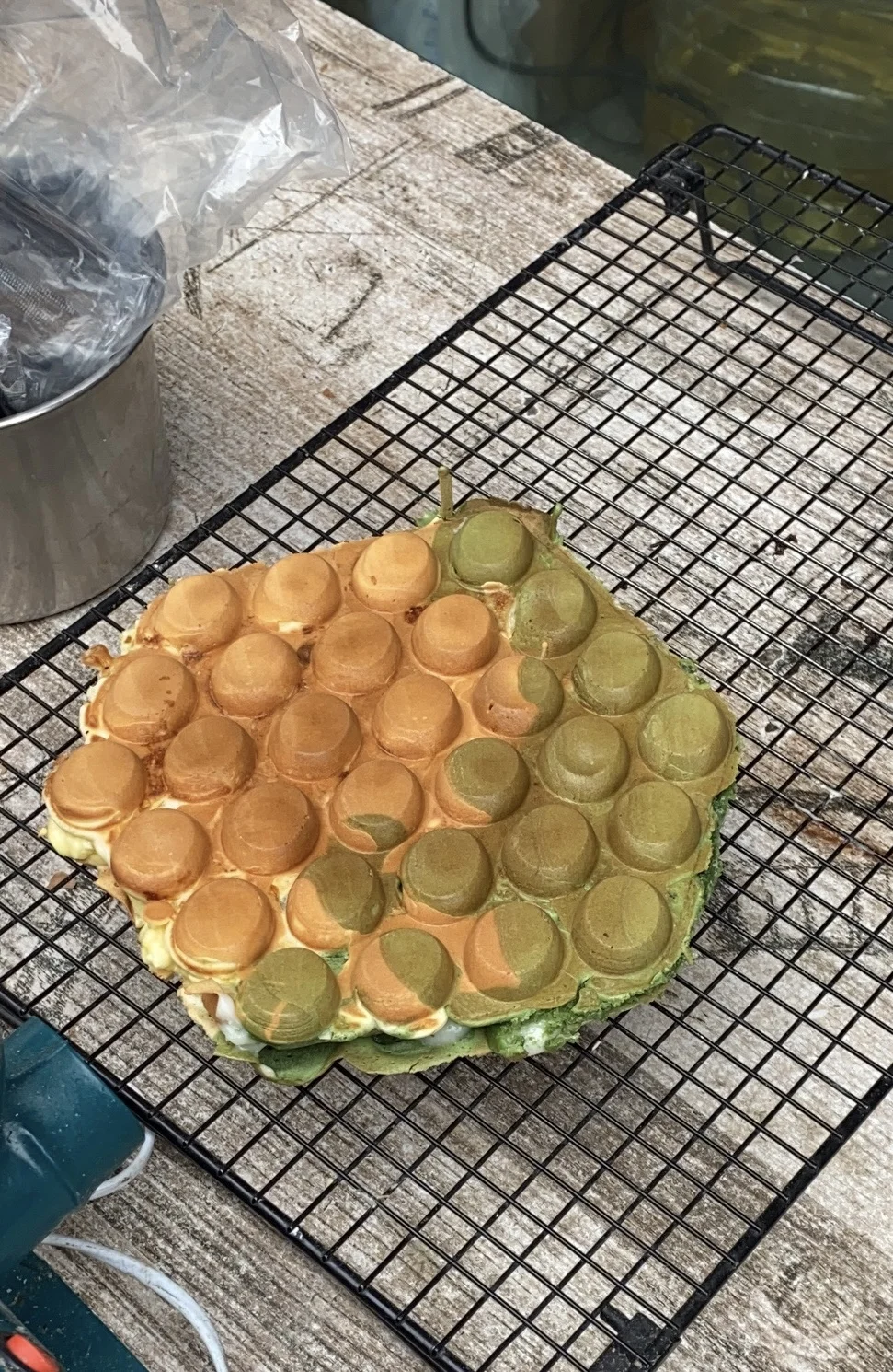 鸡蛋仔 街边摊小吃 万物皆可鸡蛋仔
